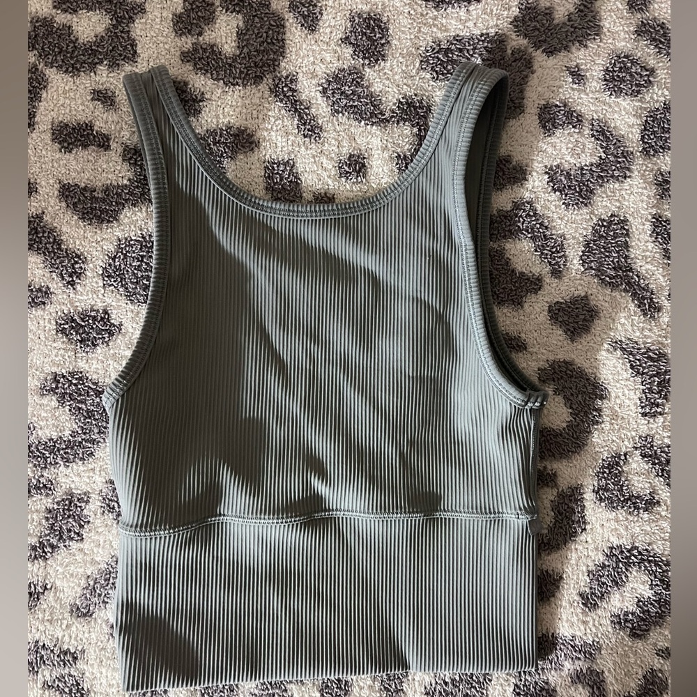 power pivot ribbed tank top